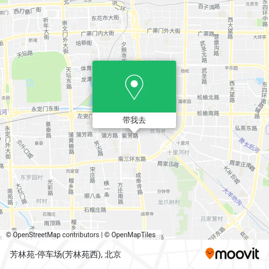 芳林苑-停车场(芳林苑西)地图