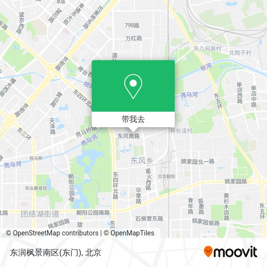 东润枫景南区(东门)地图