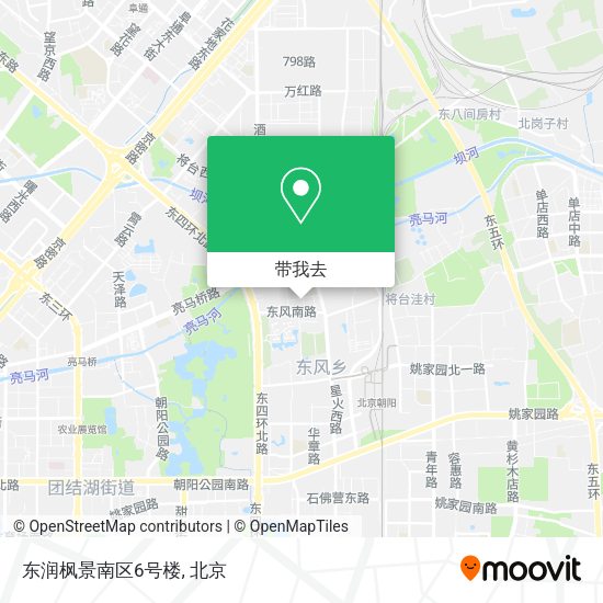 东润枫景南区6号楼地图