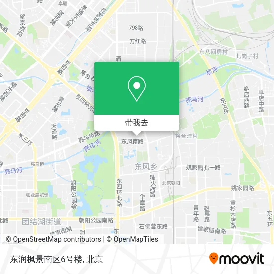 东润枫景南区6号楼地图