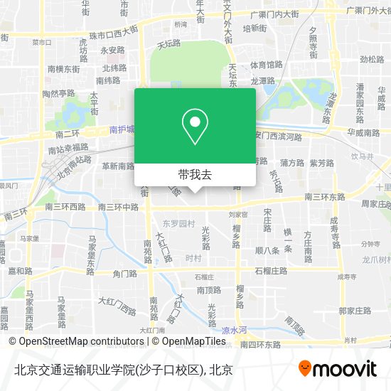 北京交通运输职业学院(沙子口校区)地图