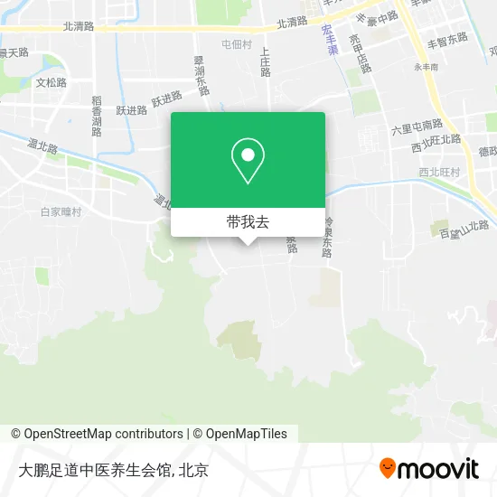 大鹏足道中医养生会馆地图