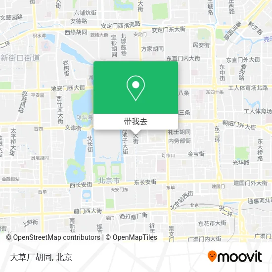大草厂胡同地图