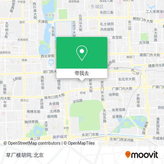 草厂横胡同地图