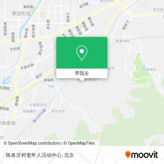 陈各庄村老年人活动中心地图