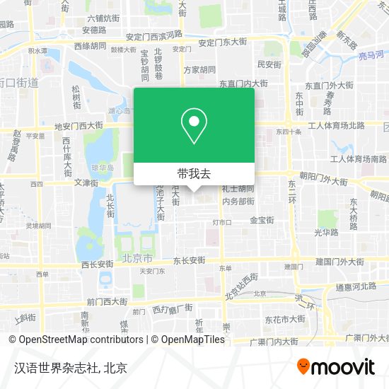 汉语世界杂志社地图