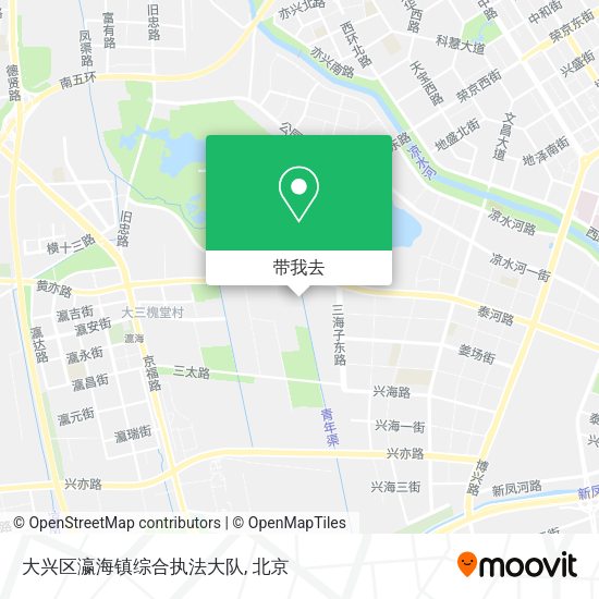大兴区瀛海镇综合执法大队地图