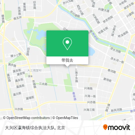 大兴区瀛海镇综合执法大队地图
