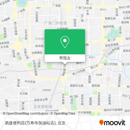 易捷便利店(万寿寺加油站店)地图