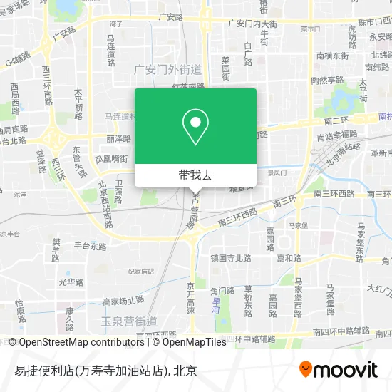 易捷便利店(万寿寺加油站店)地图
