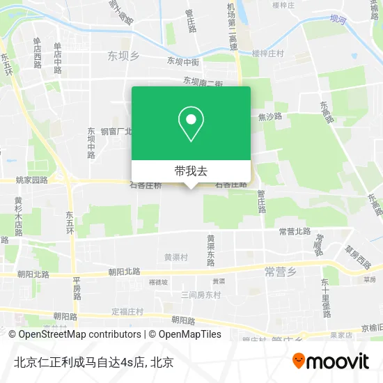 北京仁正利成马自达4s店地图