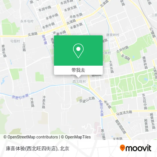 康喜体验(西北旺四街店)地图