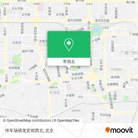 停车场禧龙宾馆西北地图