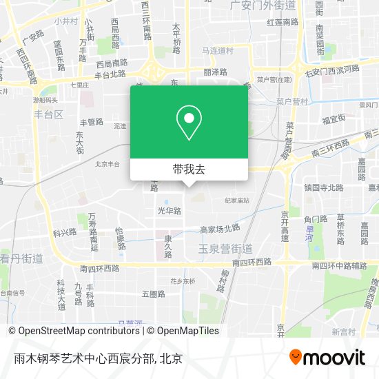 雨木钢琴艺术中心西宸分部地图