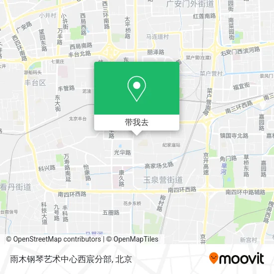雨木钢琴艺术中心西宸分部地图