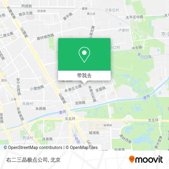 右二三晶极点公司地图