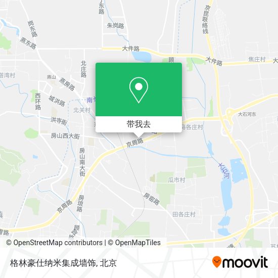 格林豪仕纳米集成墙饰地图