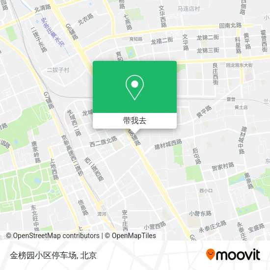 金榜园小区停车场地图