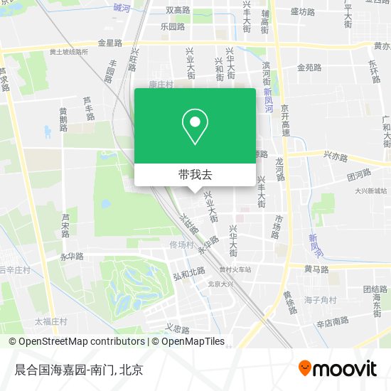 晨合国海嘉园-南门地图