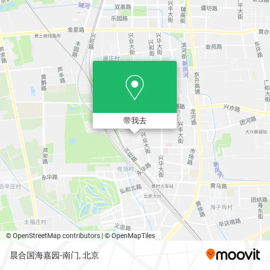 晨合国海嘉园-南门地图