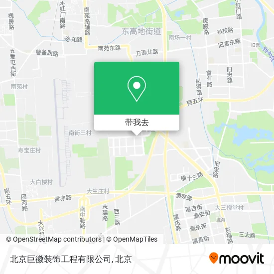 北京巨徽装饰工程有限公司地图