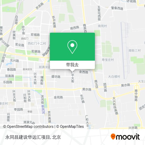 永同昌建设华远汇项目地图
