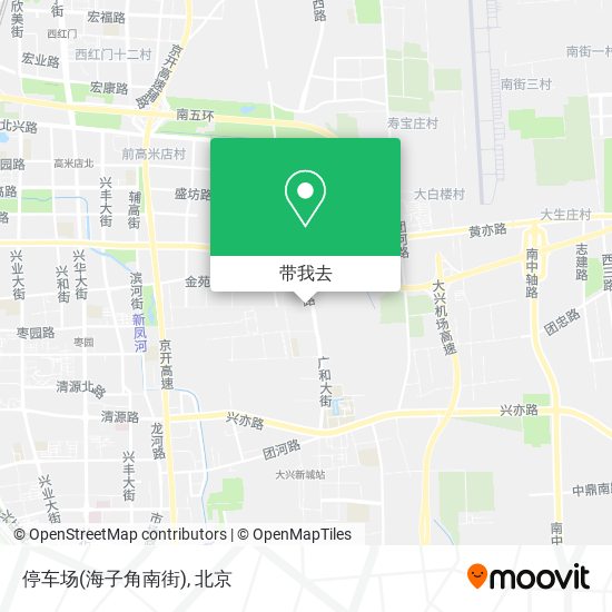 停车场(海子角南街)地图