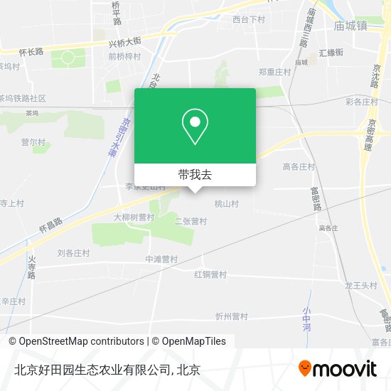 北京好田园生态农业有限公司地图
