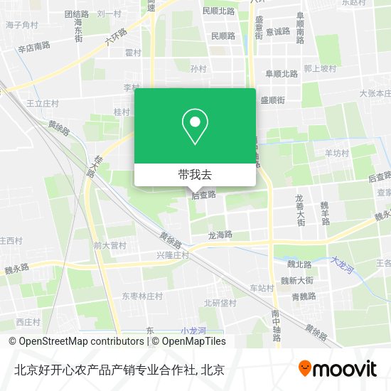 北京好开心农产品产销专业合作社地图