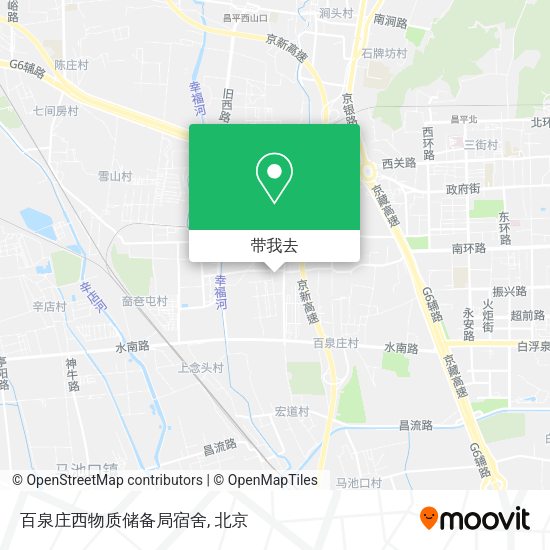 百泉庄西物质储备局宿舍地图