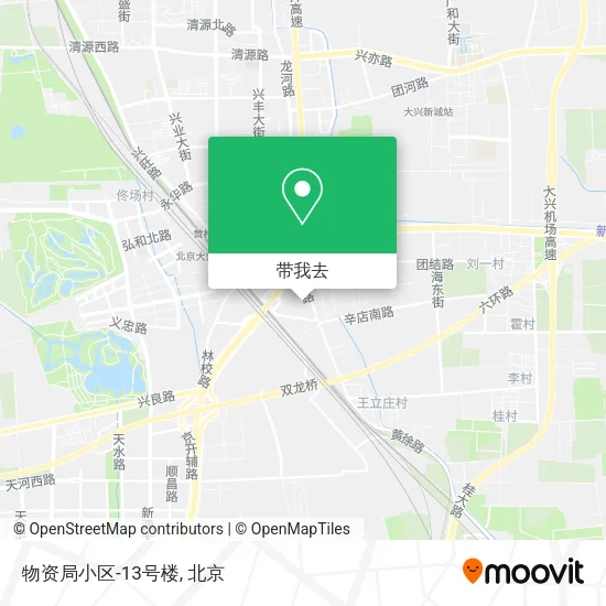 物资局小区-13号楼地图
