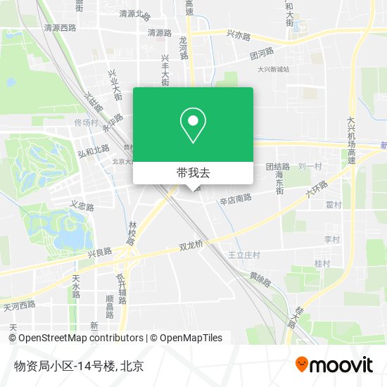 物资局小区-14号楼地图