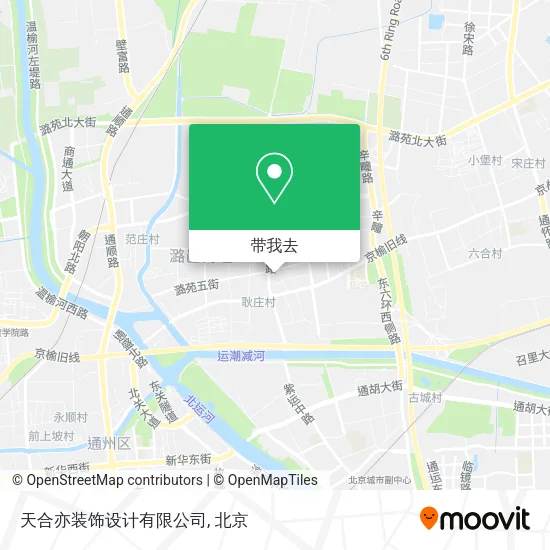 天合亦装饰设计有限公司地图