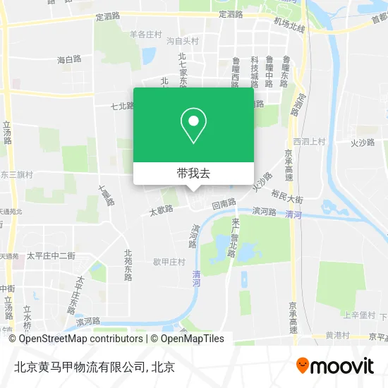 北京黄马甲物流有限公司地图
