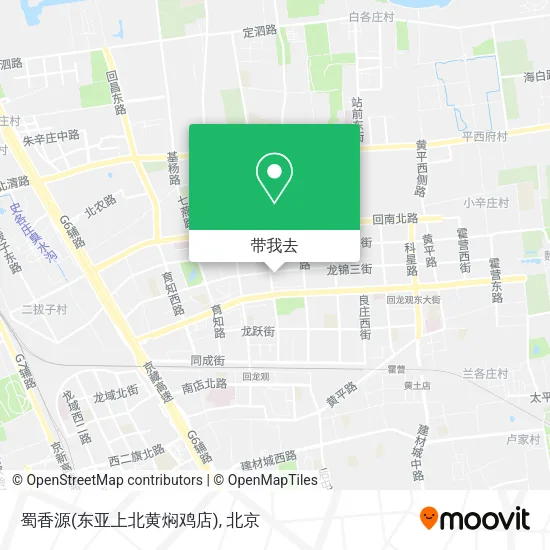 蜀香源(东亚上北黄焖鸡店)地图