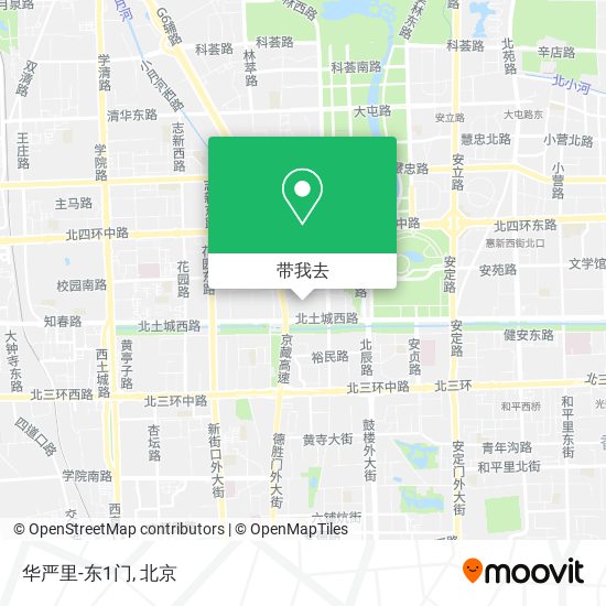 华严里-东1门地图