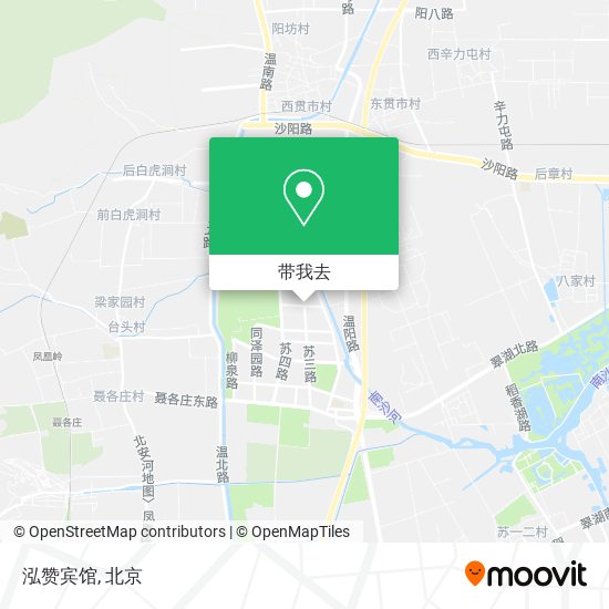 泓赞宾馆地图