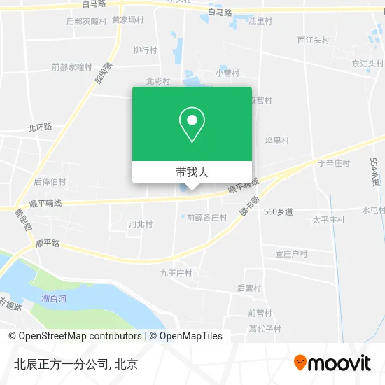 北辰正方一分公司地图