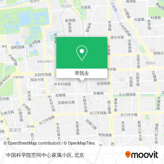 中国科学院空间中心家属小区地图