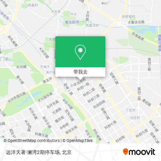 远洋天著·澜湾2期停车场地图