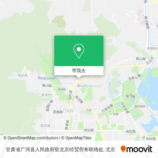 甘肃省广河县人民政府驻北京经贸劳务联络处地图