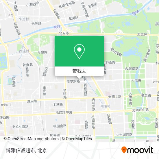 博雅信诚超市地图