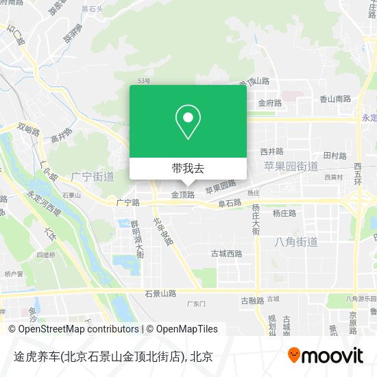 途虎养车(北京石景山金顶北街店)地图