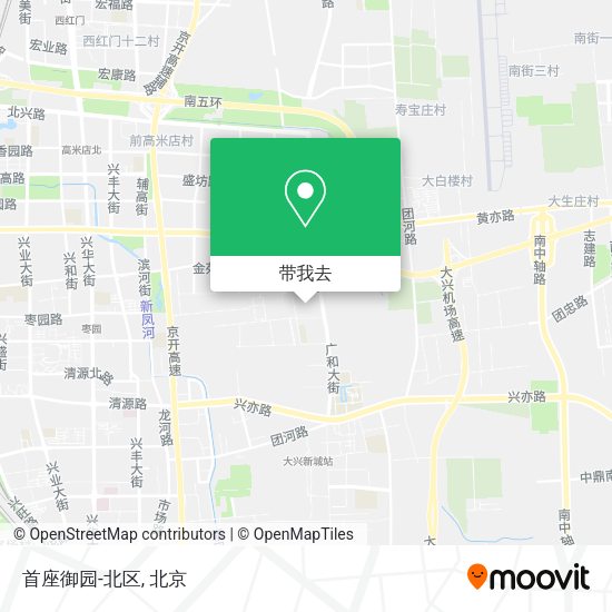 首座御园-北区地图