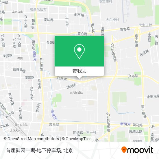 首座御园一期-地下停车场地图