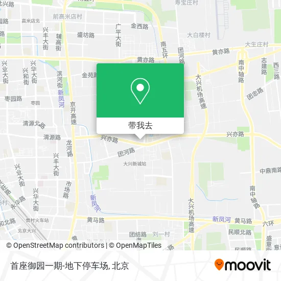 首座御园一期-地下停车场地图