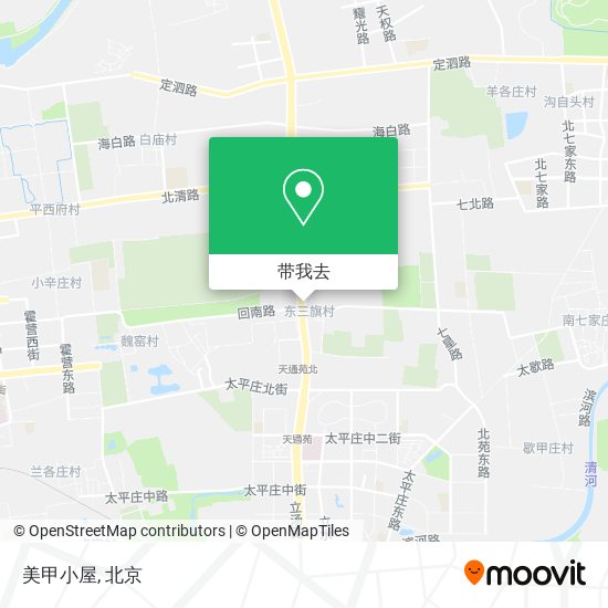 美甲小屋地图