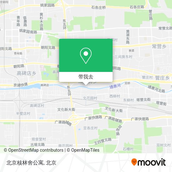 北京核林舍公寓地图