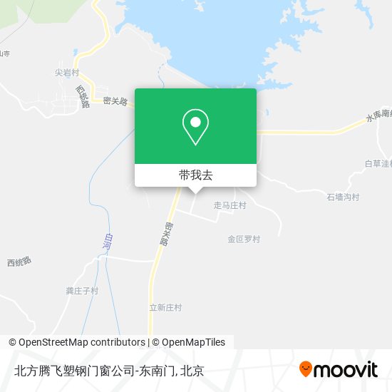 北方腾飞塑钢门窗公司-东南门地图
