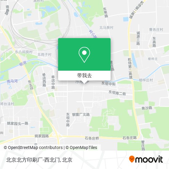 北京北方印刷厂-西北门地图